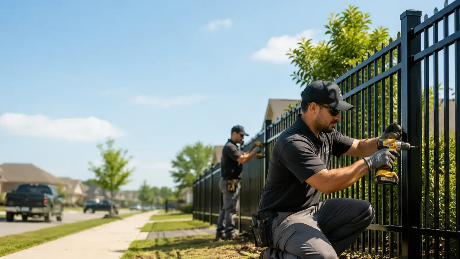 Metal Fence Installation in Mcbrides, MI
